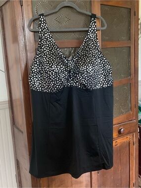 Swim365 Swimsuits for All Black Swim Dress Swimsuit 28
